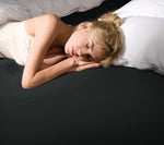 Bella Donna Jersey Spannbetttuch (bis 30 cm) - schwarz