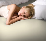 Bella Donna Jersey Spannbetttuch (bis 30 cm) - puder