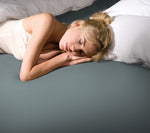 Bella Donna Jersey Spannbetttuch (bis 30 cm) - zement