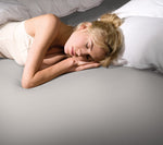 Bella Donna Jersey Spannbetttuch (bis 30 cm) - silber