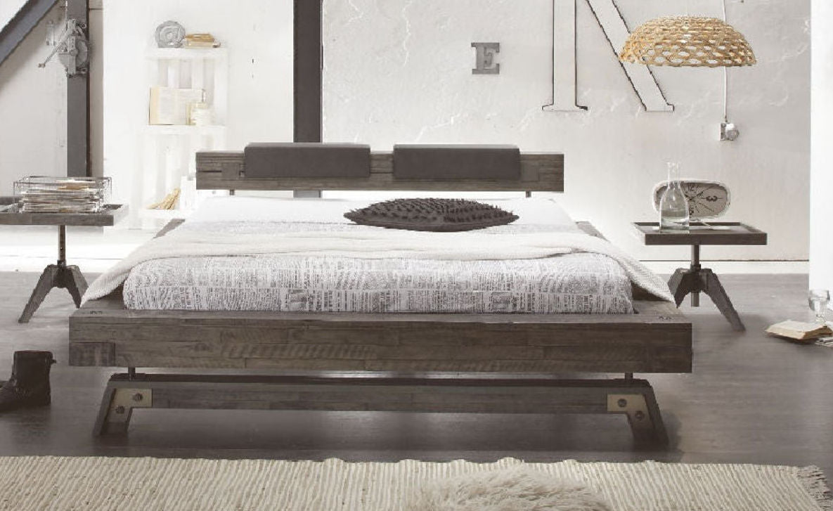 Hasena Factory-Line Massivholzbettgestell "Bloc 16 - Stabil - Inca