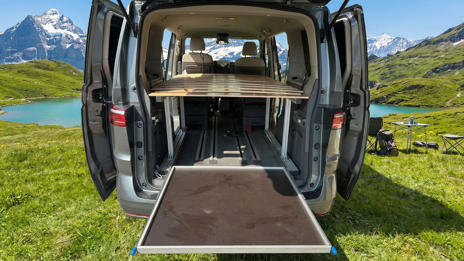 Heckauszug - WA für VW T7 MIA & Mercedes V-Klasse + EQV + Viano + Vito Tourer