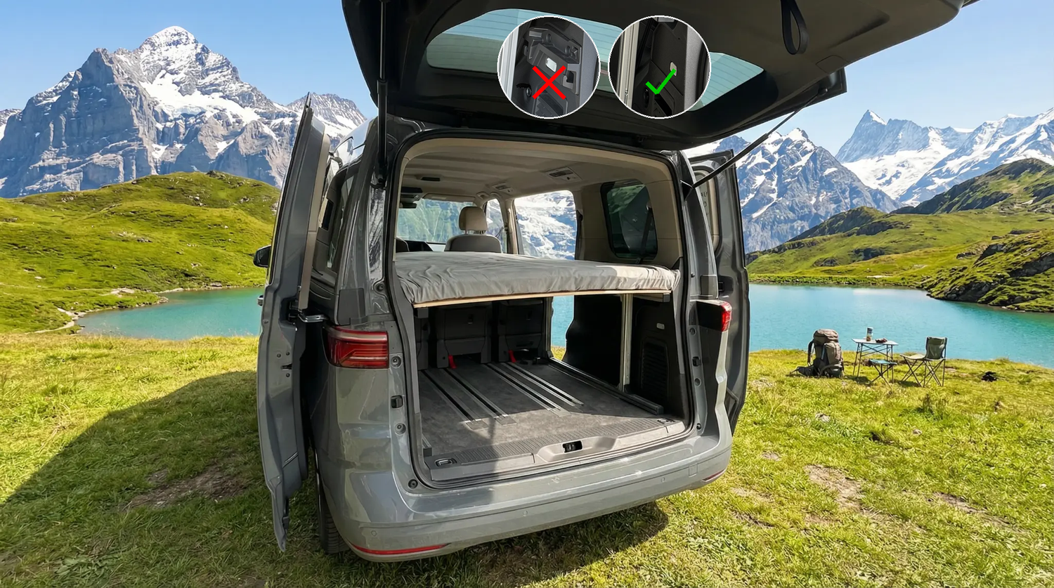 Mobiles Schlafsystem 3.0 für VW T7 (kurz + lang) - NOA