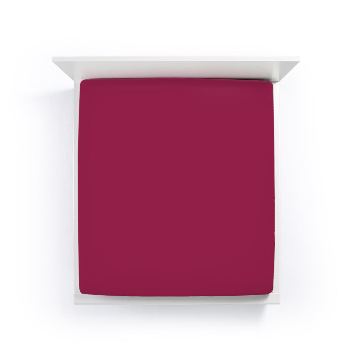 Bella Donna Jersey Spannbetttuch (Alto - bis 45 cm) - bordeaux
